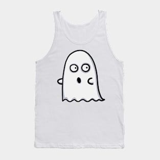 frightened ghost Tank Top